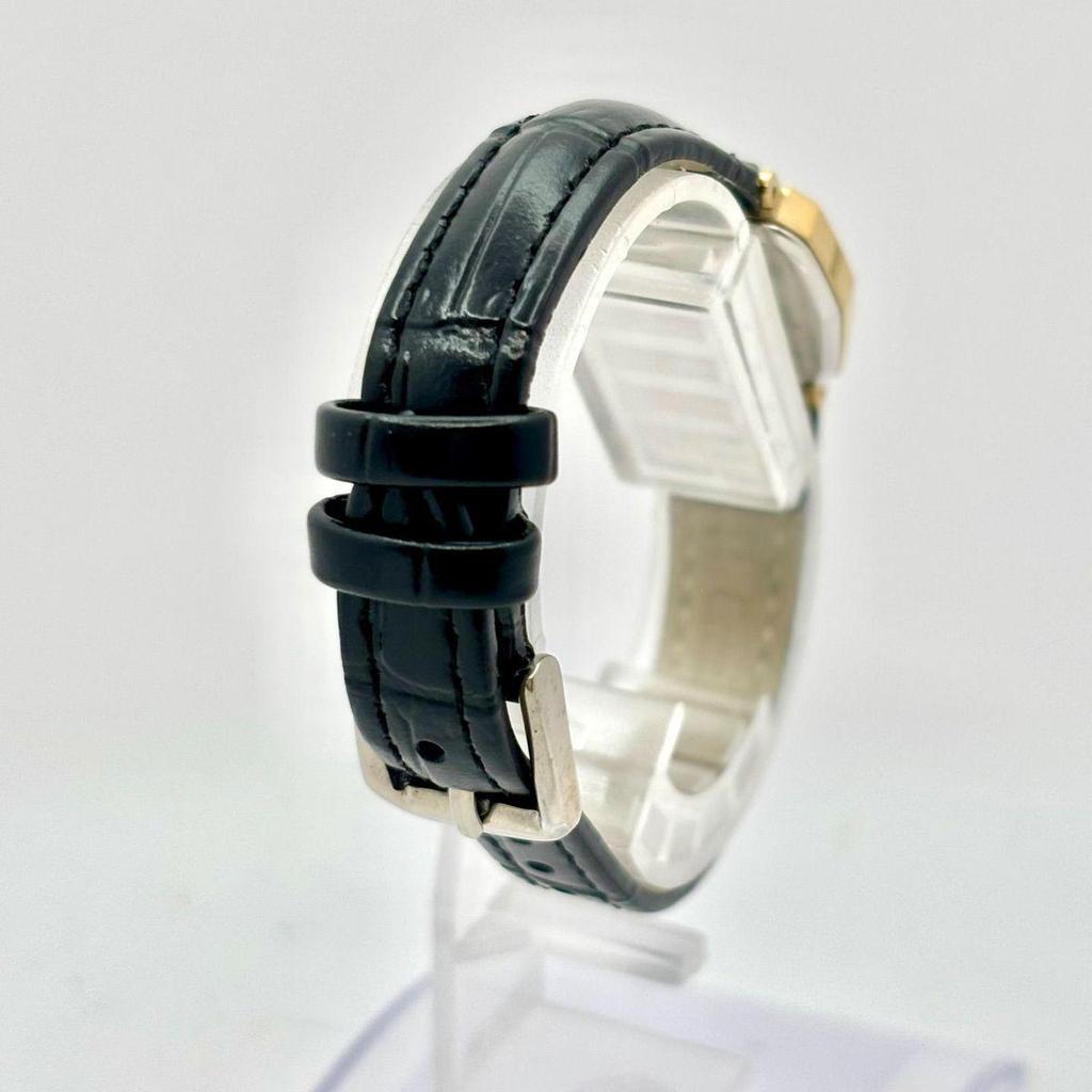 Used [Rare/New Battery] SEIKO Exceline Ladies Watch Gold Red 1221-5010