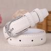 Women Waist Belts Fashion High Quality Trouser Belt Solid Vintage Pin Buckle Ladies Strap PU Leather Trend White Belt
