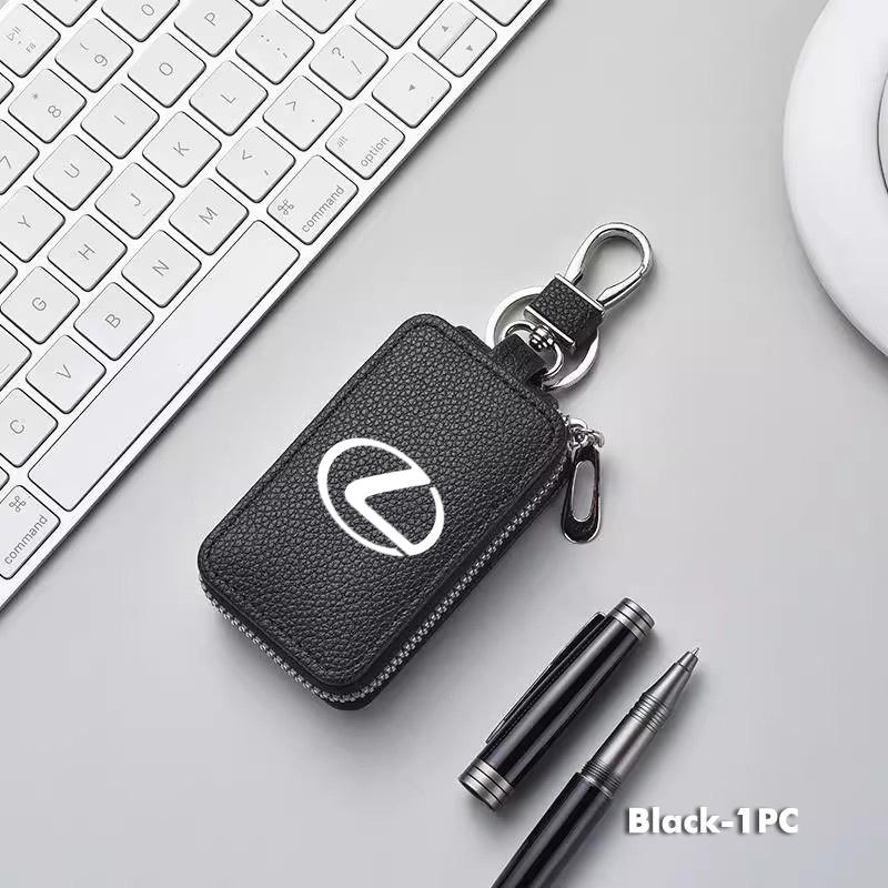 Car Key Protector Bag Key Holder Mini Auto Key Case Wallet Zipper Bag Keychain For Lexus IS350 ES350 IS250 IS460 IS220h IS300BL1