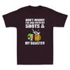 Don't Worry I've Both My Shots Booster Funny Vaccine Drinking Men Cotton Tee