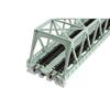KATO N Gauge Double-Track Truss Bridge, Light Green, 20-439, Model Railroad Supplies
