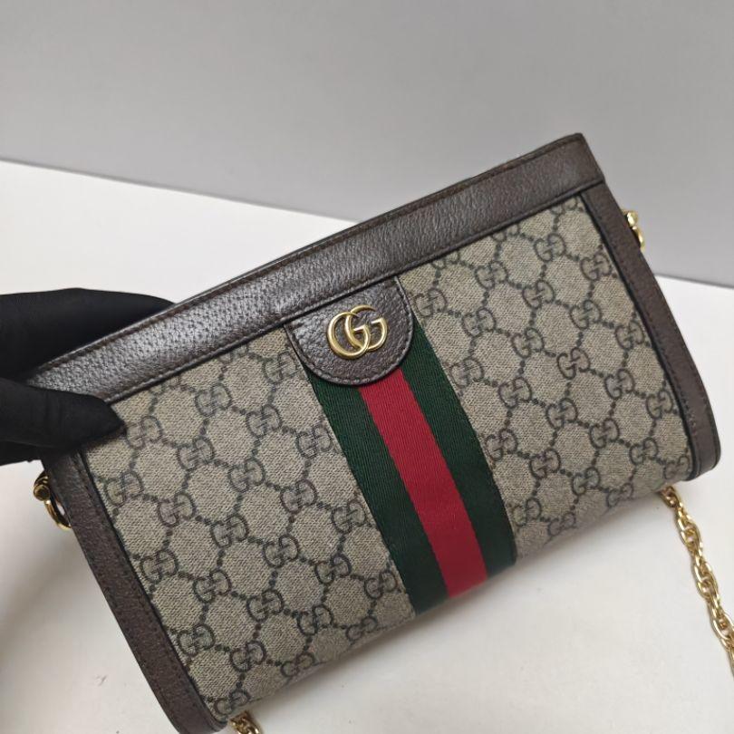 [Б/У] Маленькая сумка через плечо Gucci Ophidia 'GG Supreme' - Очень хорошее состояние #10C0MJV