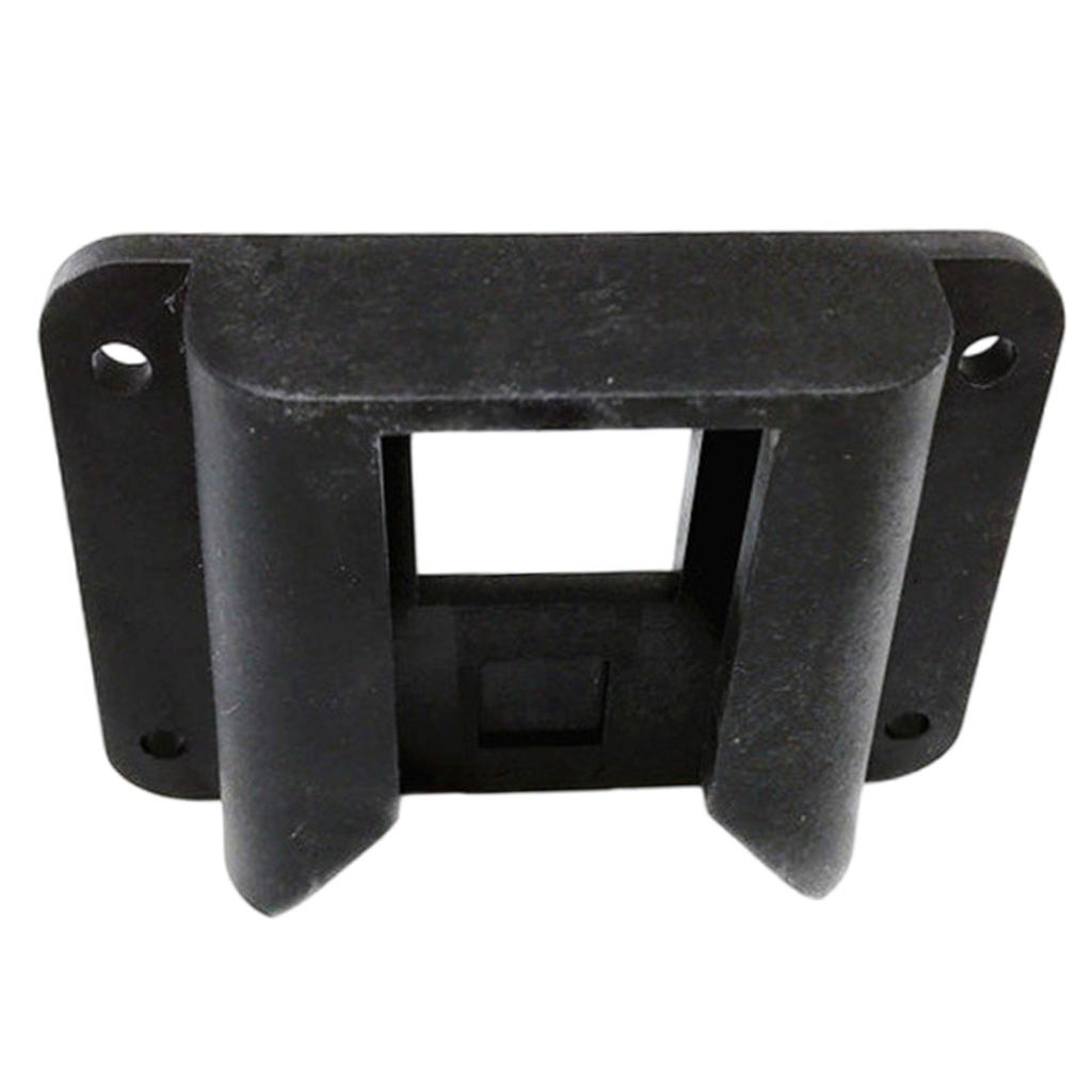Folding Bicycles Bag Basket Bracket Front Carriers Block Adapter with Screw Plastic Folding Bicycles Bag Rack Mount Base