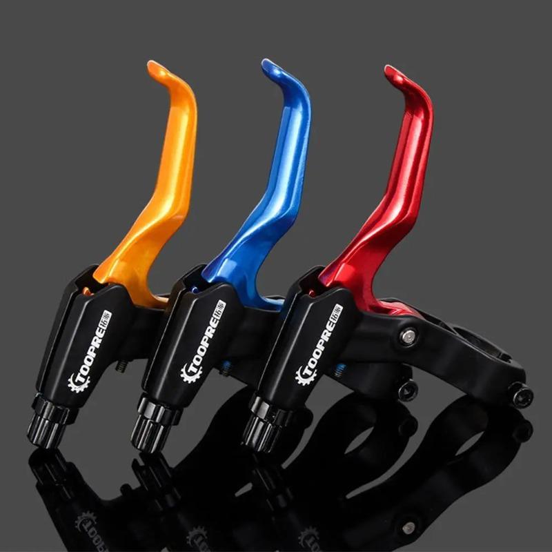 1 Pair High Quality Ultralight Aluminum Alloy BMX Brake Handle MTB Mountain Bike Cycling Brake Levers Disc Brake Lever