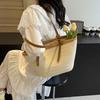 Woven Straw Bag Bag Large Capacity 2025 Spring New Versatile Single Shoulder Premium Texture Commuter Beach Tote Bag