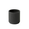Ideaco Pen StandBrush Stand, Round, 8.3cm Diameter X 9cm Height, Stone Sand Black