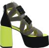 Yosuke Women's Heeled Sandals, Light Green, Size 23.0cm-23.5cm, 2810133