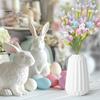 3 шт. искусственных пасхальных стеблей, красочные поддельные яйца, бабочки, кролики, весенние цветочные веточки, ветки для домашней вечеринки, вазы, цветочной композиции, декора