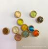 Rose Gold Metal Base Pearl Cat's Eye Button for Sweater - 11.5MM