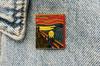 New Enamel Pin Painting Edvard Munch The Scream Metal Pin Gift Birthday 1 Piece