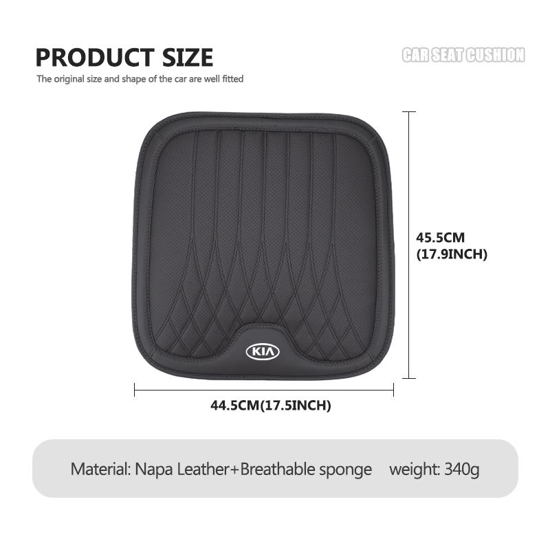 AEK4 Car Seat Driver Leather Anti-slip Breathable Cushion Pad For KIA Ceed Sportage Rio K5 K2 Optima Cerato Proceed Venga