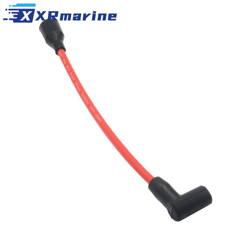 12” Double Booted Ignition Wire 84-813715A1 For Mecury Outboard 150 175 200 HP 20114A2 20122A2 23564A6 63212A2 Sierra 18-8819-1