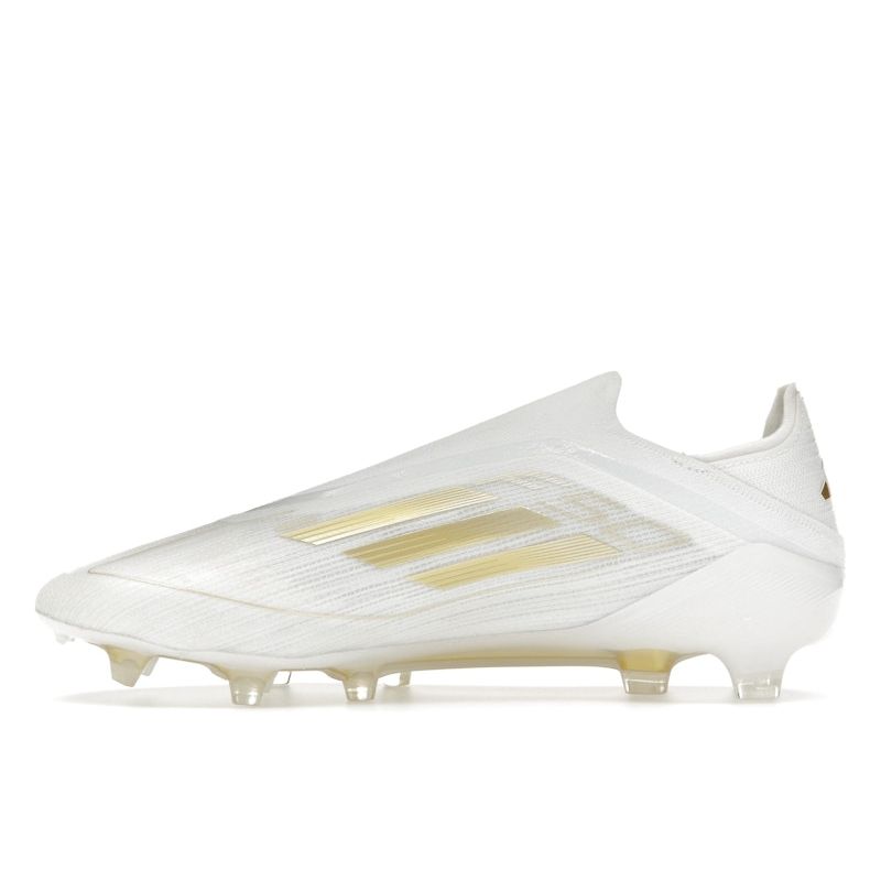 Adidas Adizero F50 Elite Laceless FG Dayspark Pack Unisex Sneakers White Cloud-White Gold-Metallic IE3183