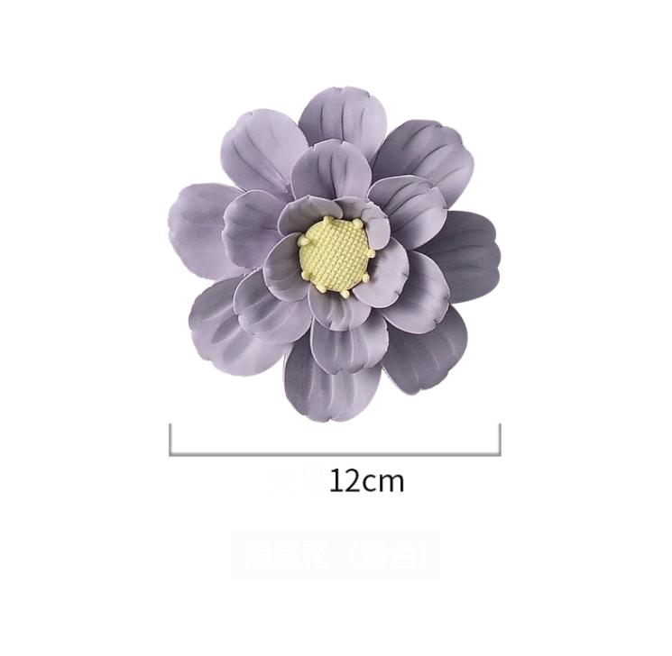 Креативная керамическая настенная фреска с цветами, украшение для дома, диван, ТВ-фон, настенные подвесные поделки, магазин, отель, декор для стены на веранде, наклейка