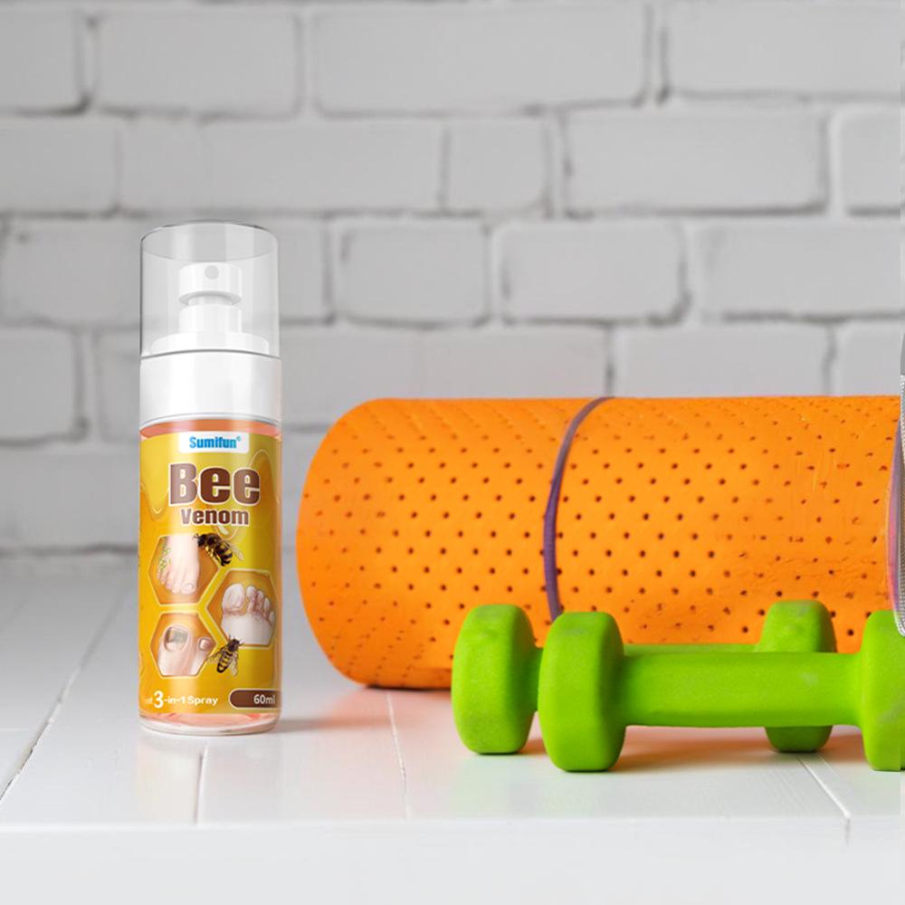 Sumifun 60/120/300 мл Спрей для ухода за ногами пчелы Облегчает бери-бери Запах ногтей Антибактериальный Онихомикоз Восстанавливающий спрей Летний предмет первой необходимости