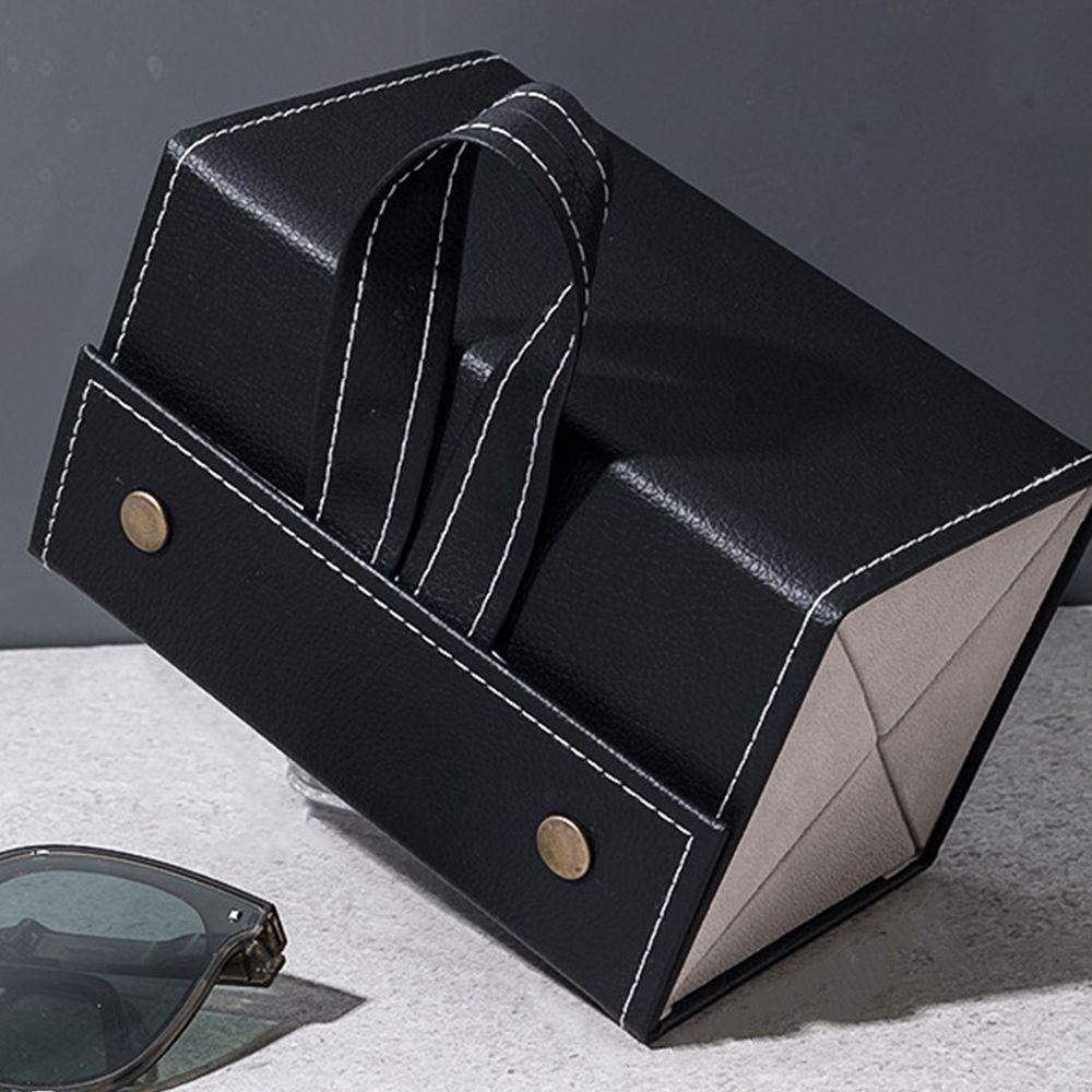 Держатель для витрины PU-сумка Экономия места Ящик для хранения Держатель для очков Слоты Футляр для очков Коробка для солнцезащитных очков