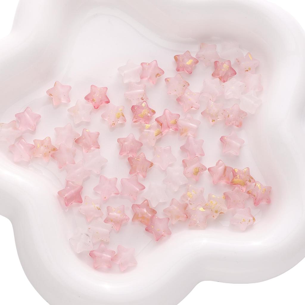 50Pcs Acrylic Star Beads For DIY Necklace Bracelet Earrings Jewelry Making Craft Accessories