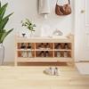 821789 vidaXL Entryway Bench 110x40x60 Cm Solid Pine Wood