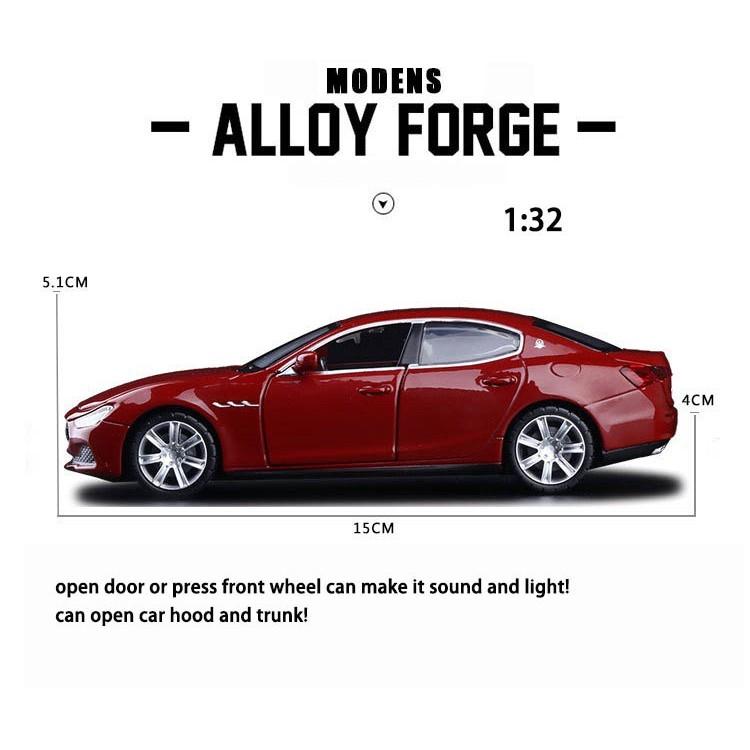 1:32 Maserati Ghibli alloy die-cast exquisite car toy model