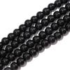 1 Strand 4/6/8/10mm Natural Black Onyx Agate Beads Gemstone Round Loose Beads for Jewelry Making