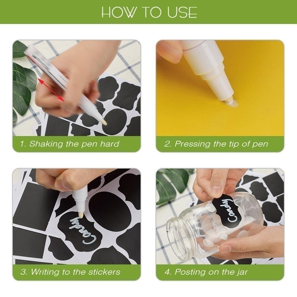 30/60/120 шт. водонепроницаемая доска для варенья в банке с бирками для бутылок, этикетка для доски, маркер, ручка, этикетки, наклейки