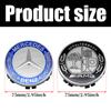 JVC5   Benz Car 75mm Car Floating Wheel Center Hub Caps Cover for Mercedes Benz B/C/E/S Class A Class C200L GLC GLK CLA Accessories.