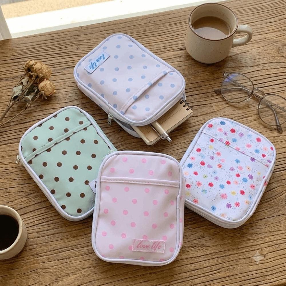 Multi-Layer Passband Holder Portable Cosmetic Bag Cute Makeup Bag School