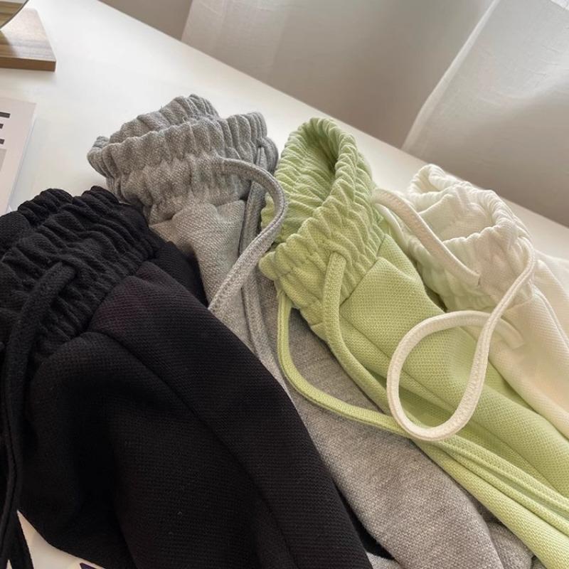 Повседневные спортивные шорты женские летние тонкие свободные тонкие талии шорты для дома широкие брюки