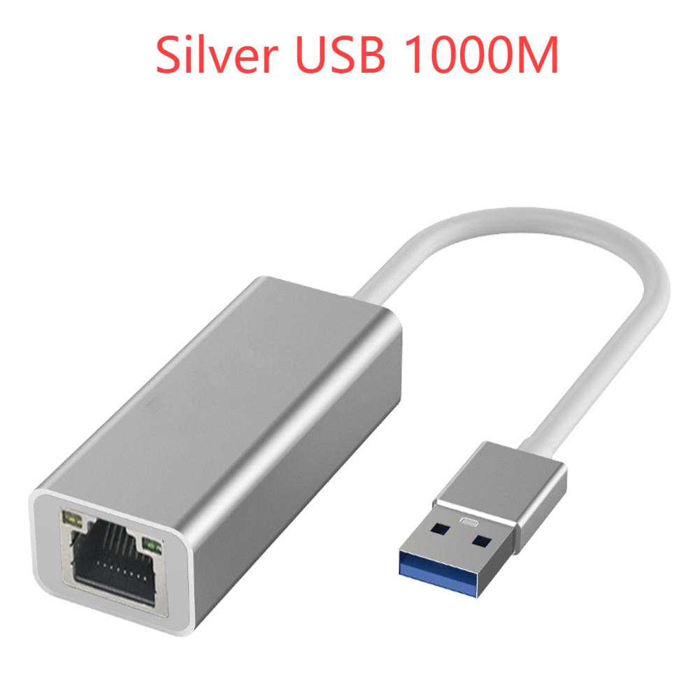 Адаптер Ethernet USB Type C 1000/100 Мбит/с USB к RJ45 Lan для Xiaomi Mi Box Nintendo Switch Сетевая карта Ноутбук ПК Windows