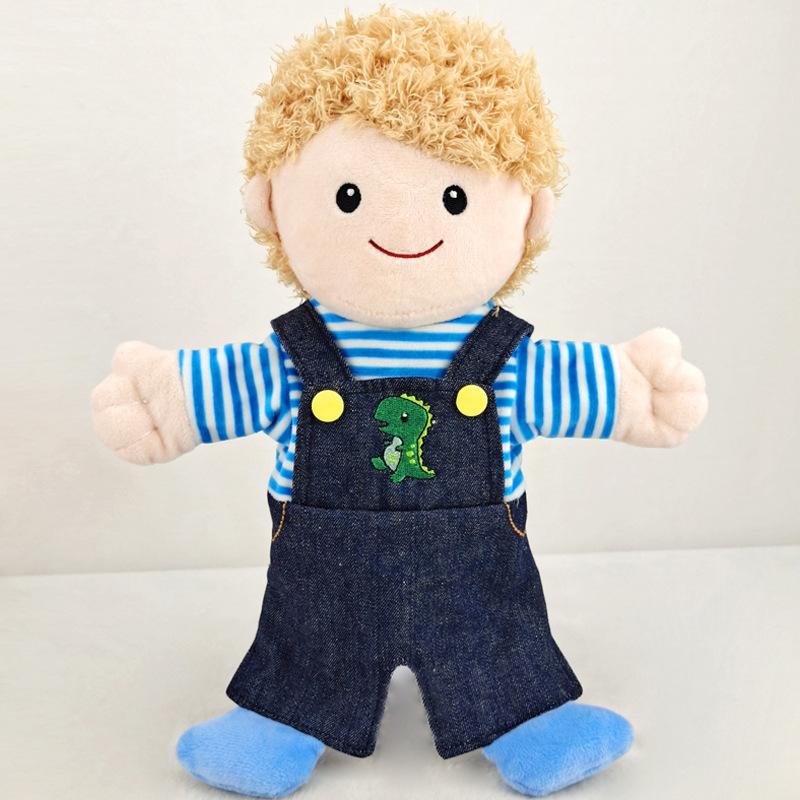 Storytelling Family Hand Puppet Family Role Play Interactive Toys Open Mouth Character Plush Hand Puppet