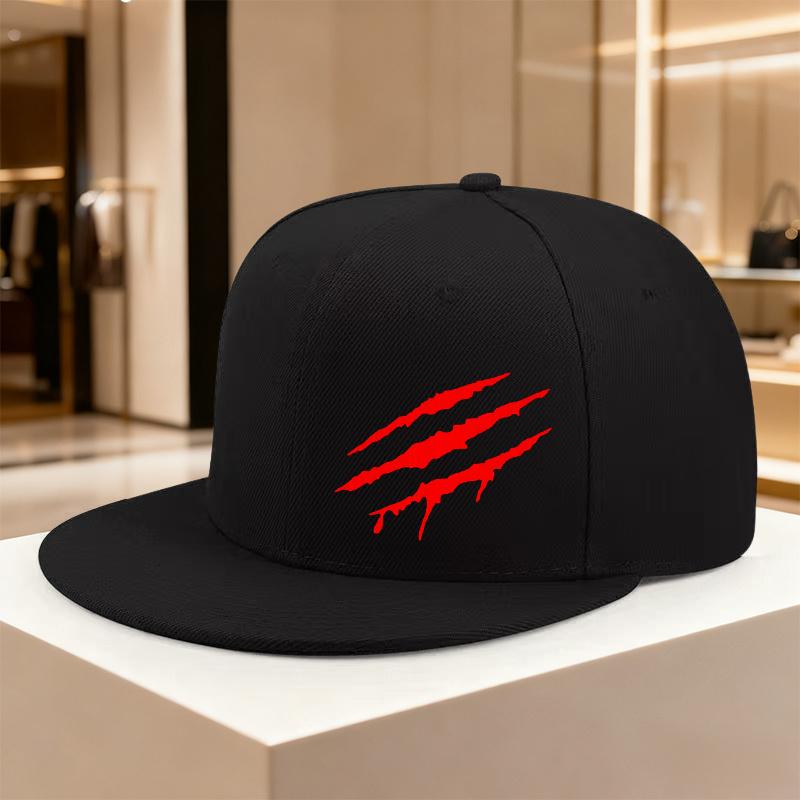 Кепка Snapback с прямым козырьком Мужская Женская Регулируемая Хип-хоп Бейсболка