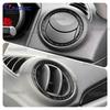 Наклейка на интерьер в стиле карбона для Mazda 3 BK 2004-2009, отделка центральной консоли и вентиляционных отверстий