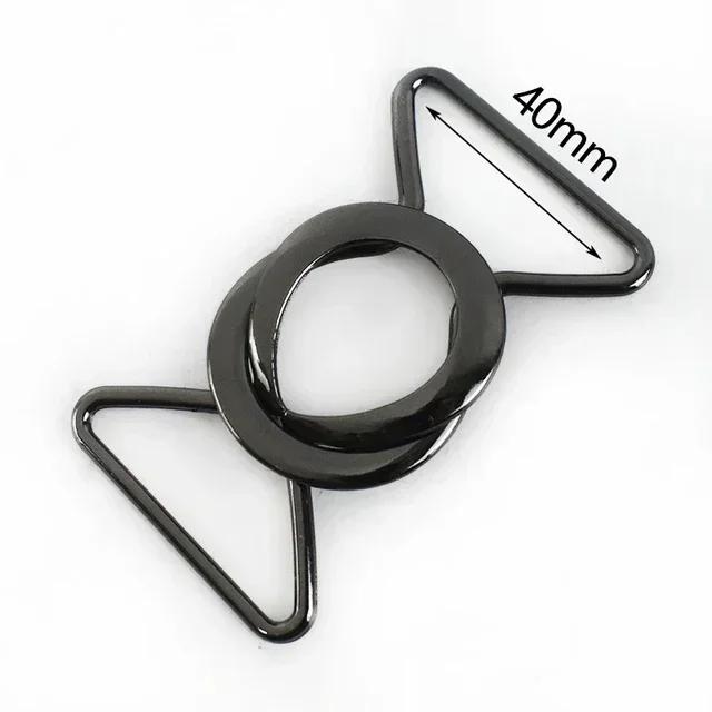 Meetee 1/2/4/5 шт. 30-60 мм Металлическая пряжка для ремня на талию Ленточная лента Регулируемая застежка Пальто Пуховик Ремни Декор Крючки Пряжки Аксессуары