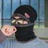 Зимние шапки-бини для мужчин Вязаная шапка Зимняя кепка Бини Женская Толстый шерстяной шарф-шапка Балаклава Маска Шапочка официальный сайт