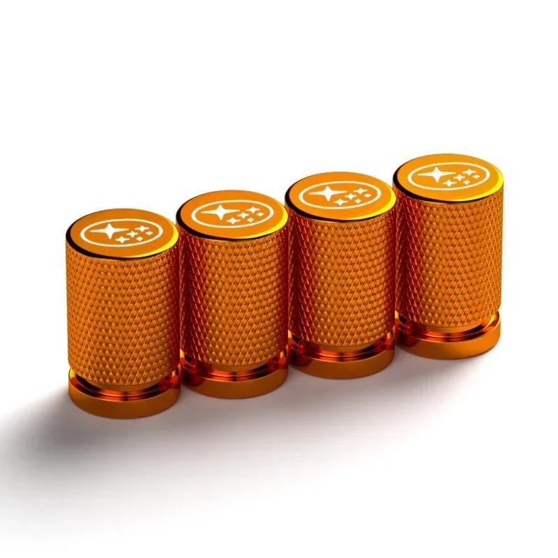 4Pcs Car Logo Wheel Tire Valve Caps Protection Alloy Covers for Subaru STI Forester Impreza Legacy Outback XV BRZ WRX Tribeca VV333