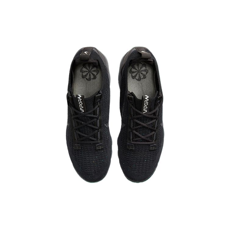 Nike Air VaporMax 2021 Flyknit Черные женские кроссовки металлик-серебристый DC9454-001