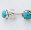 Turquoise Stud Earrings For Women Crystal Earring Fashion Jewelry