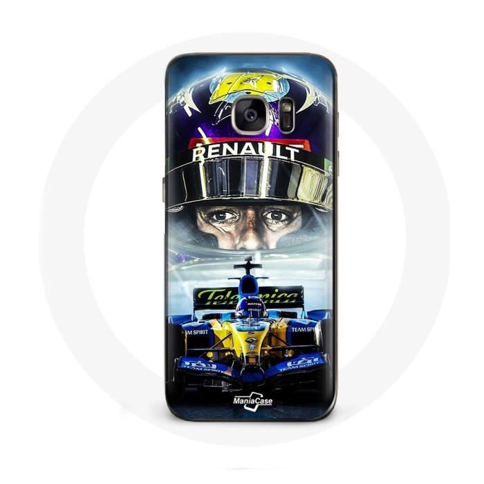Coque pour Samsung Galaxy S6 Formule 1 Fernando Alonso Díaz pilote automobile espagnol de F1