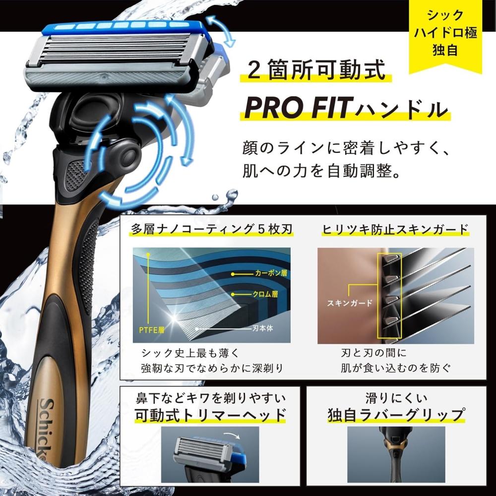 Schick Hydro 5 Комбо-набор для мужчин Ручка + 5 Лезвий