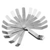 Curved Gauge Stainless Steel Curved Feeler Gauge Ruler Welding Inspection Tool 0.05-1.00mm Feeler Measuring Tool Feeler Gauge