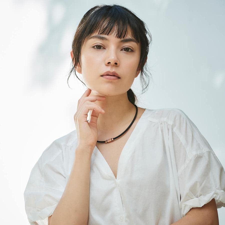 Colantotte Magnetic Necklace CREST SMART Pink Gold, Size M, for Men, Women, and Sports