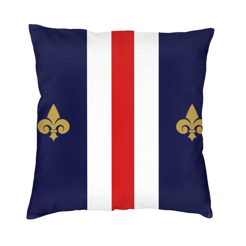 Elegant Black And Gold Fleur De Lis Cushion Cover Soft FleurDeLys Lily Floral Throw Pillow Case Home Decorative Pillowcase