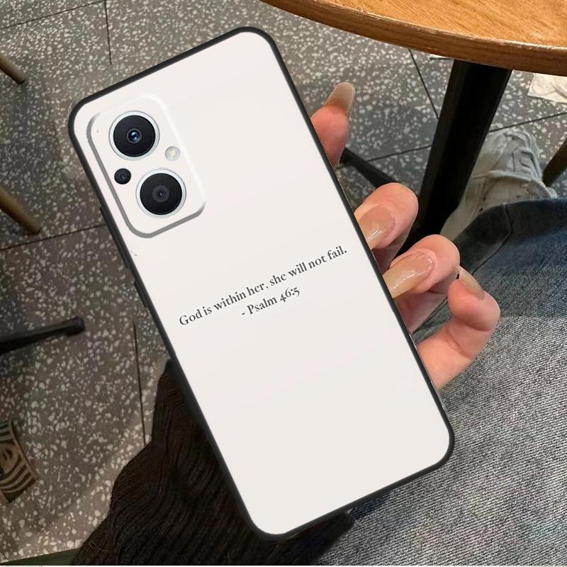 Christian Psalms For OPPO Reno 14F 13F 12F 11F 10 11 12 13 14 Pro 7 8 Lite 8T OPPO Find X5 X6 X8 X9 Pro Case