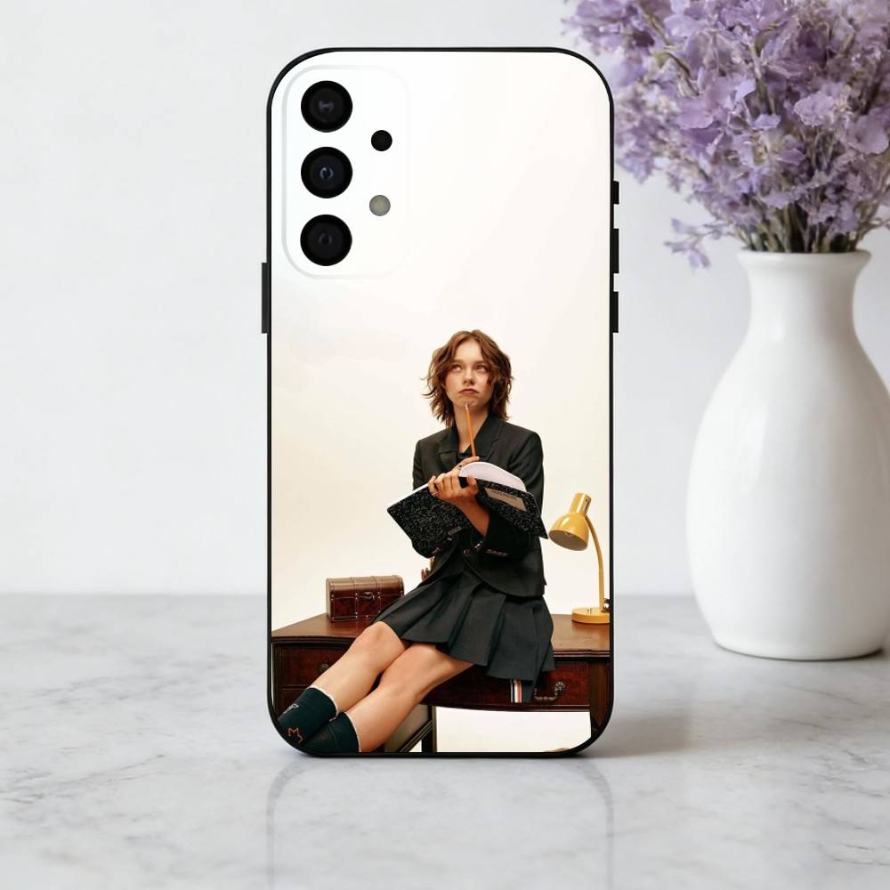 Яркий чехол для телефона с изображением актрисы E-Emma M-Myers для Samsung Galaxy A73, A72, A71, A70, A53, A52, A51, Мягкий силиконовый черный чехол