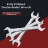 Hex Nuts Double Head Wrench Dual Head Combination Wrench Set New Open End Wrench