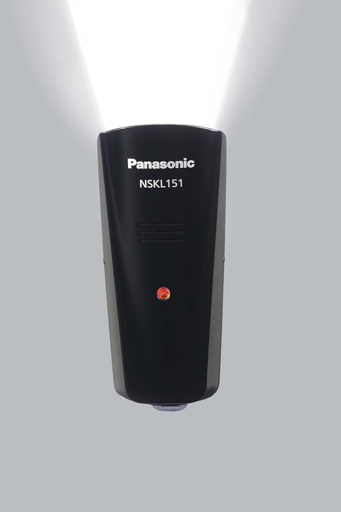 Panasonic Светодиодный передний фонарь для велосипедов W40 x D89 x H28мм NSKL151-B, черный,