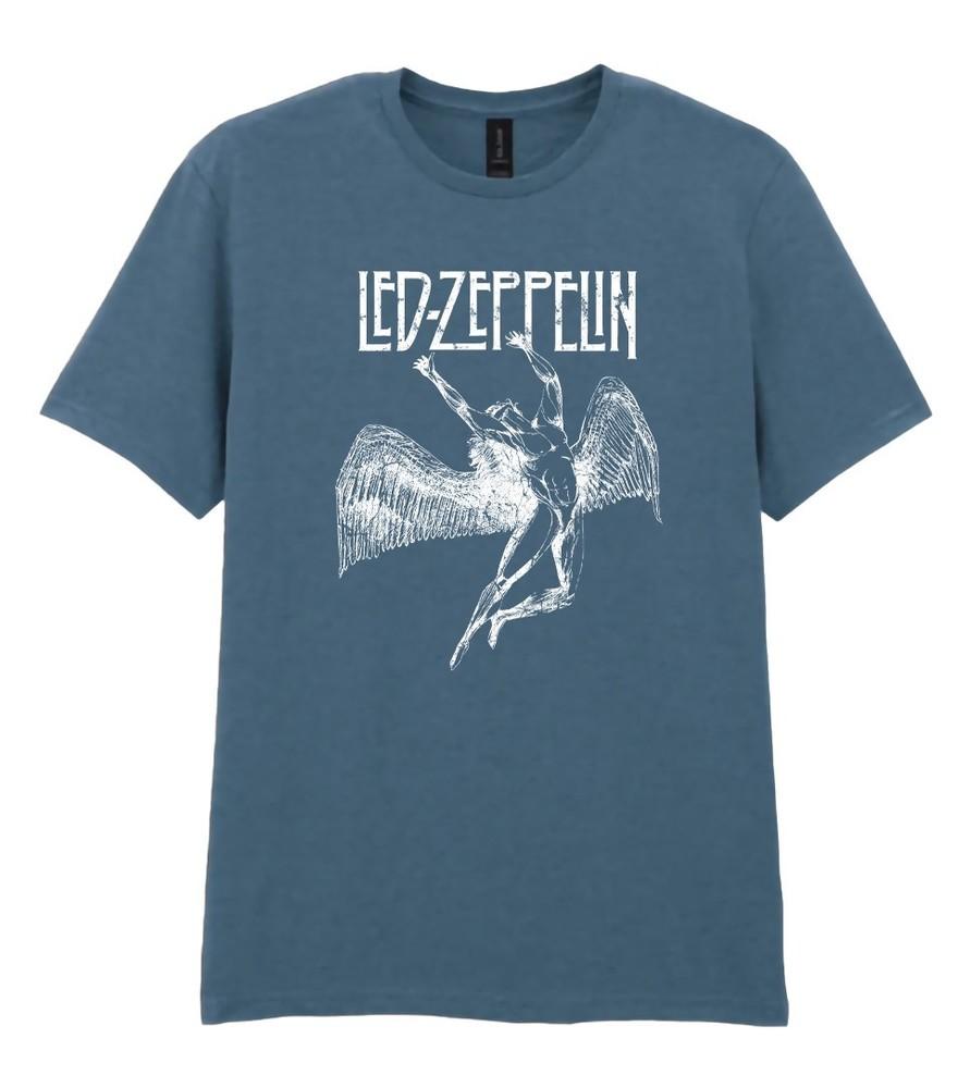 Led Zeppelin Angel Tshirt Hard rock heavy metal tee gift for music lovers