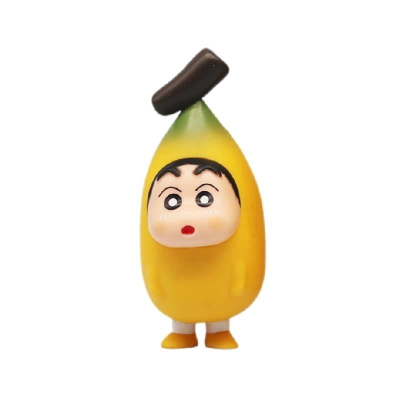 Cowboy Dicky New Crayon Shin-chan Gk Model Hand-made Decoration Pvc Material 15cm