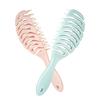 Многоцветный набор полых расчесок для волос, гибкая щетина для мягкого распутывания и укладки всех типов волос, для ежедневного использования, массаж кожи головы