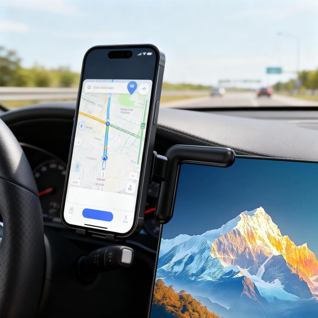 For model y Magnetic Phone Holder for Car Automotive Smartphone Stand Cell Phone Car Mount Automotive Truck Interior Center